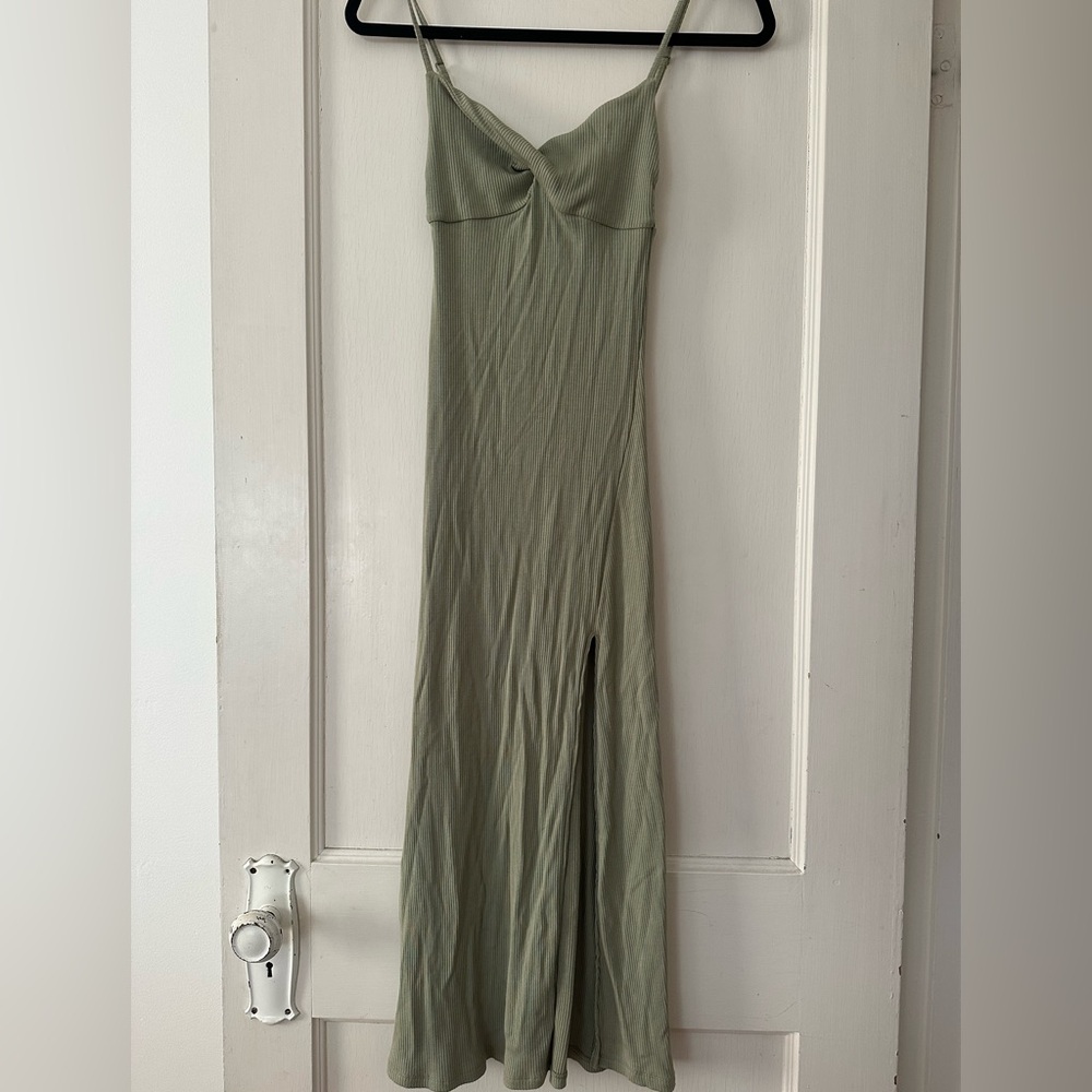 Aritzia Wilfred Meridian Dress, Sage, XS